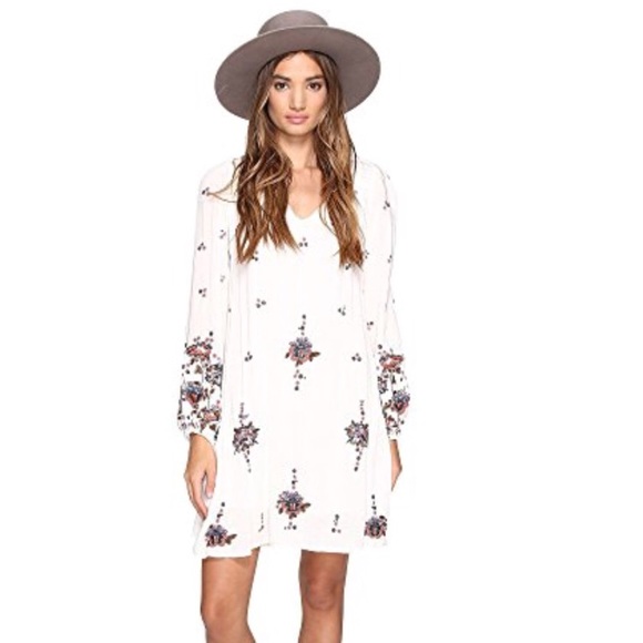 Free People Dresses & Skirts - NWT Free People Oxford Embroidered Mini Dress SzXS